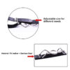 Medium 37mm Butterfly/Spider Open Mouth Gag Stainless Steel Faux Leather - Image 5