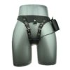 Real Leather Female Electro Shock Bondage Belt Thong - Image 3